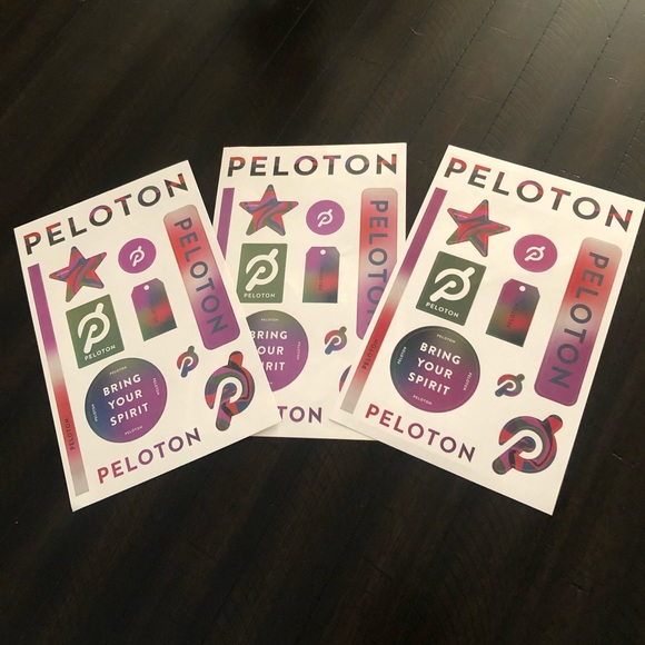 Peloton sticker sheets - Picture 2 of 2